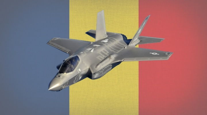 Fifth generation F-35A multirole fighter aircraft in flight