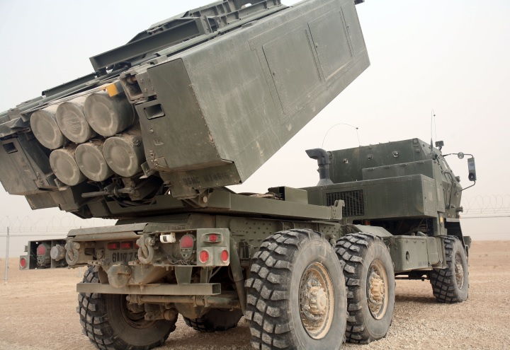 M-142 HIMARS multiple rocket launcher