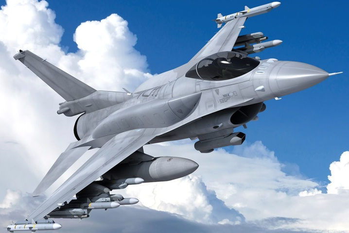 lockheed martin rendering of the f-16v block 70 multirole fighter
