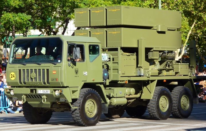 NASAMS mobile short range surface-to-air missile system