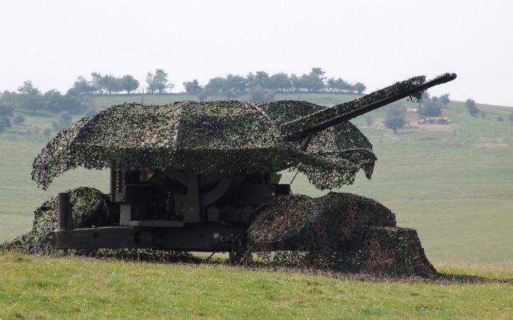 Romanian Oerlikon GDF-003 anti-aircraft gun